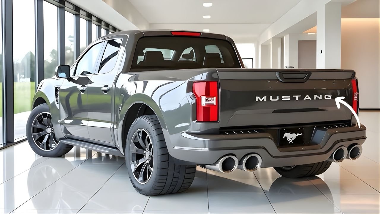 Ford Mustang Pickup Revealed: V8 Power Meets Everyday Utility in a Bold New Package